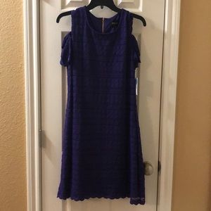 Purple lace dress